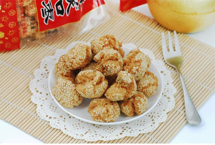 【严选好物】春节食品广式特产广东传统年货椰蓉酥角油角笑口枣蛋散