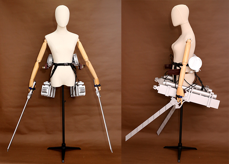立体机动装置进击的巨人第四季三笠兵长雷枪cos道具自由之翼周边还原