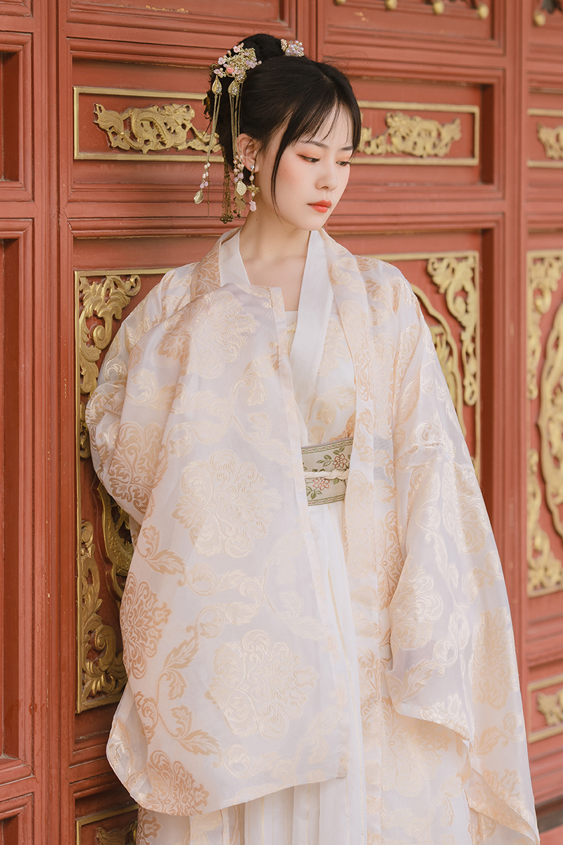 南糖三色九尾鲛汉服人泪汉服正版花神赋道定九尾汉服女中国风仙气飘逸