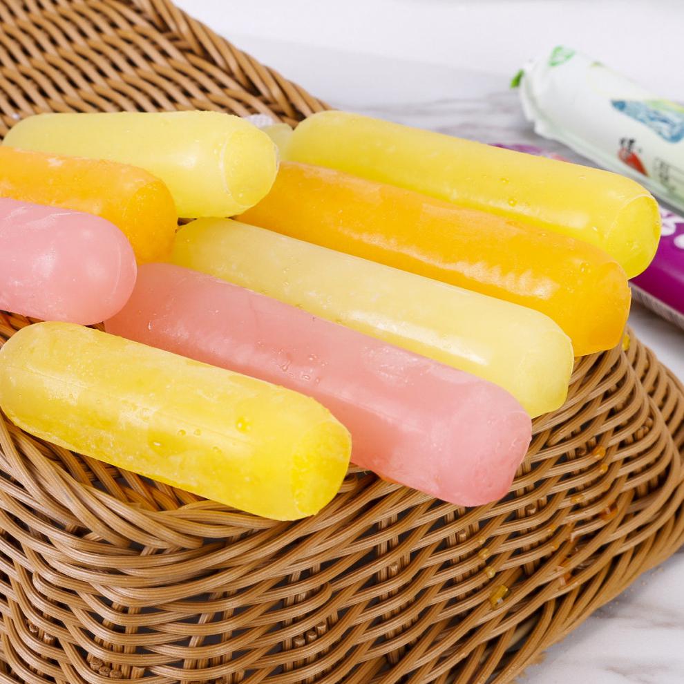 旺碎冰冰棒棒冰35克家庭混装果味饮料冰冻痴旺仔碎碎冰 葡萄味 10根