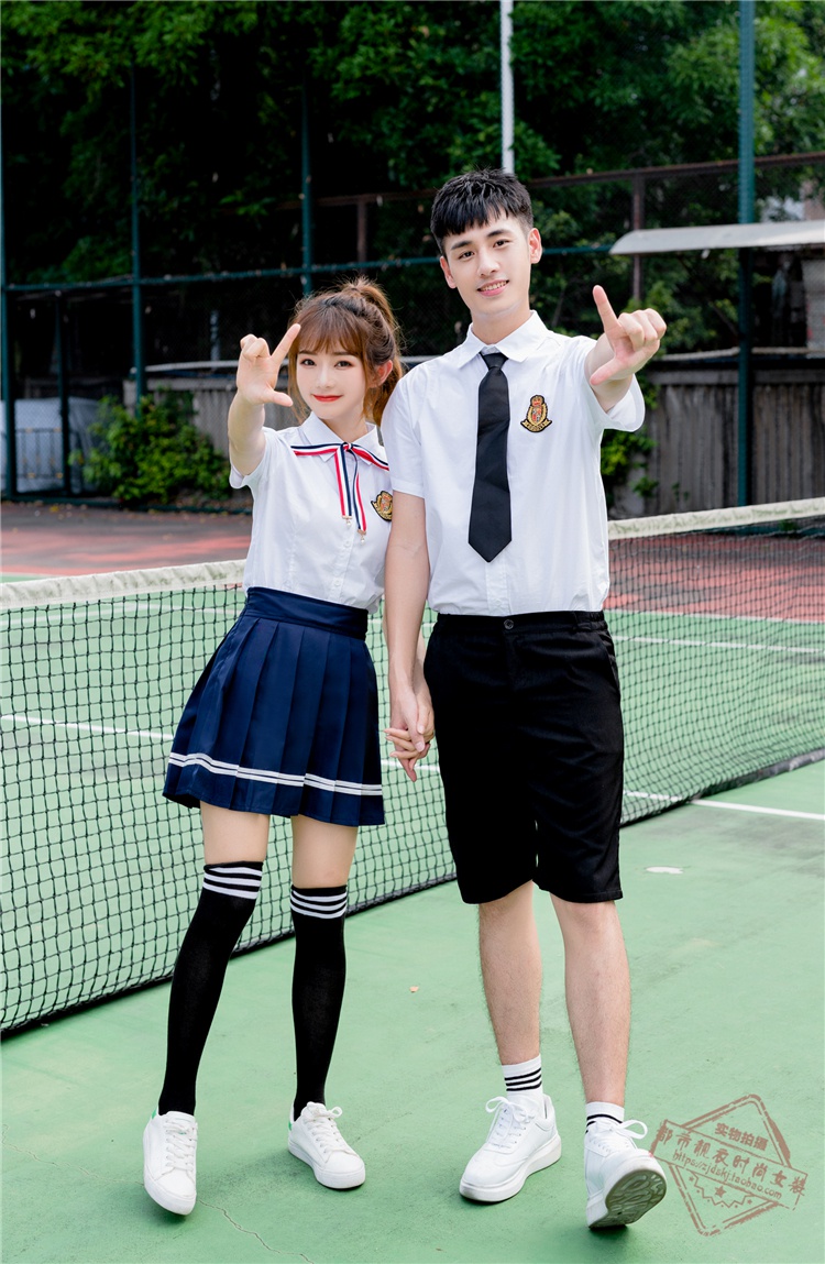 毕业照服装六年级校服套装学院风六年级中小学生合唱服毕业照服装初