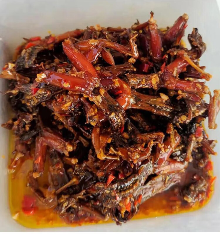 晨臻 农家纯手工制作烟熏腊青蛙干干农产品风干青蛙肉腊牛蛙干腊肉 腊