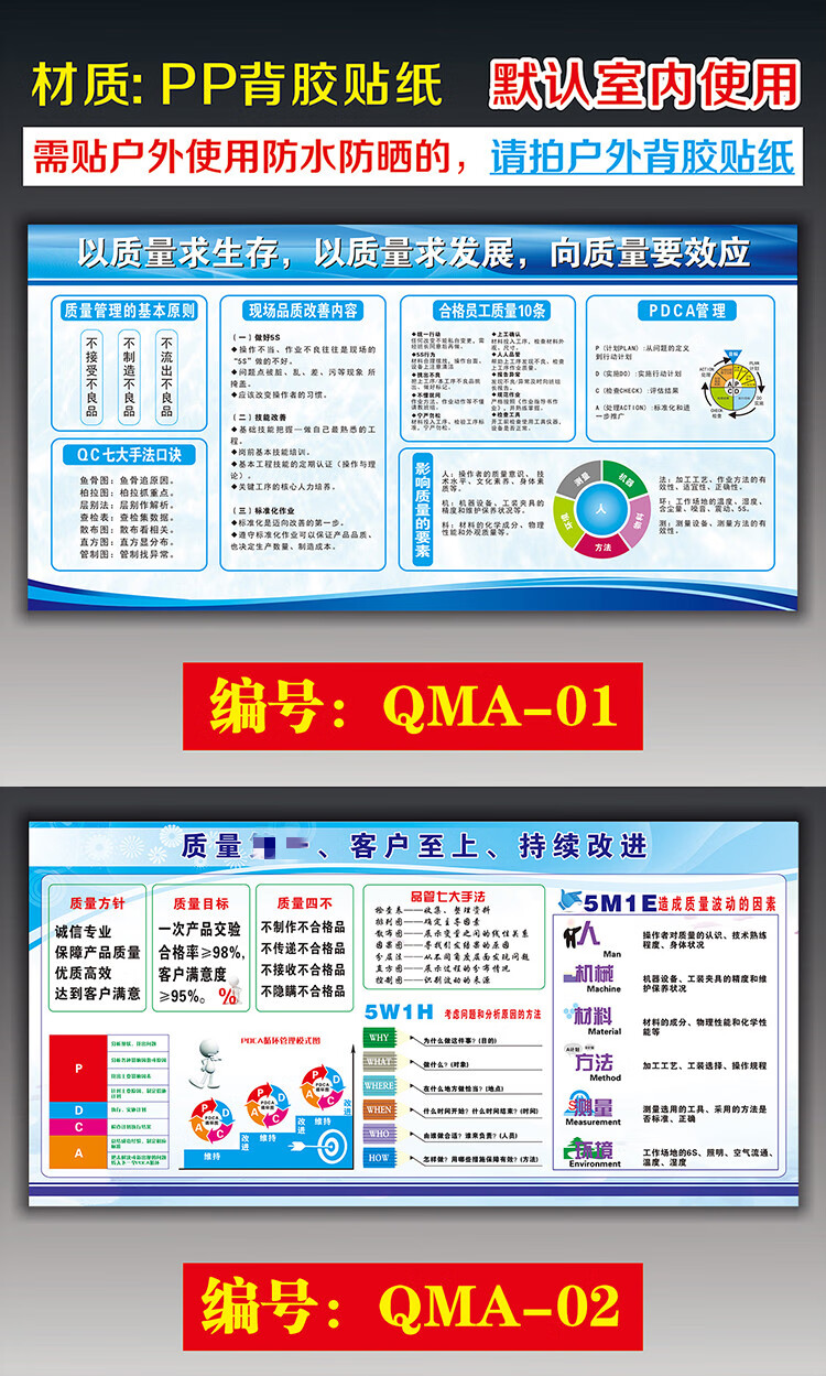 婕染jieran公司车间安全生产质量管理宣传看板海报企业工厂品质宣传栏