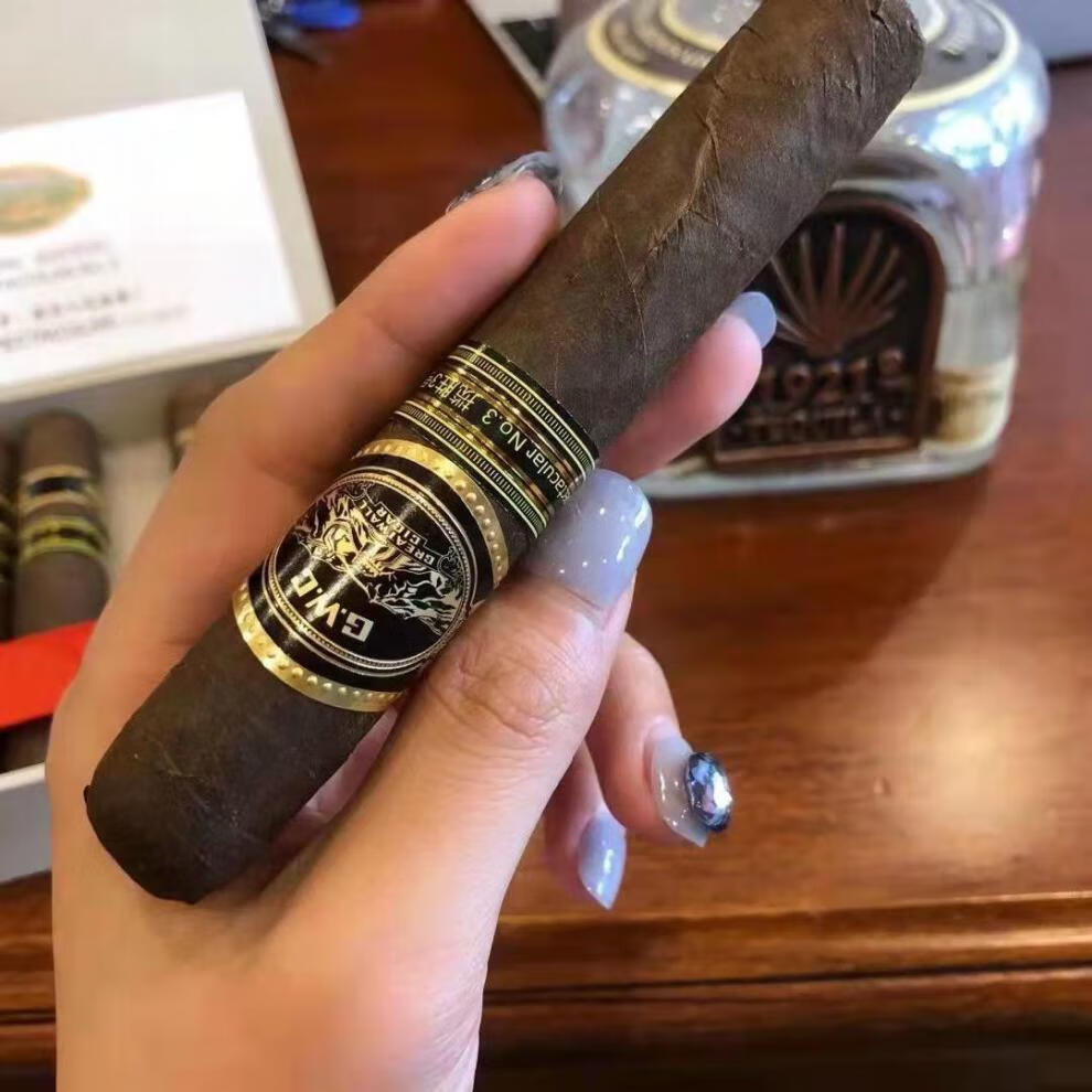 波多瓦尔古巴茶雪茄蒙特雪茄剪健康薄荷味口味好 1支【图片 价格 品牌