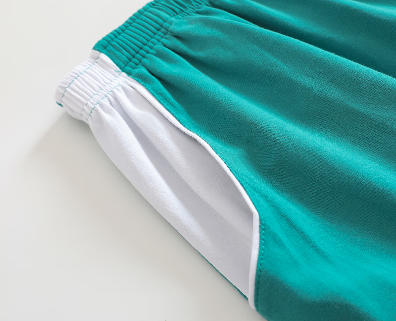 款校服秋季长袖t恤 短袖t恤短裤薄夏长裤运动服可订制 广州二中-长袖