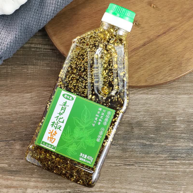 青花椒酱 特麻麻椒酱椒麻酱商用四川花椒酱浆拌面酱料川味 青花椒酱1