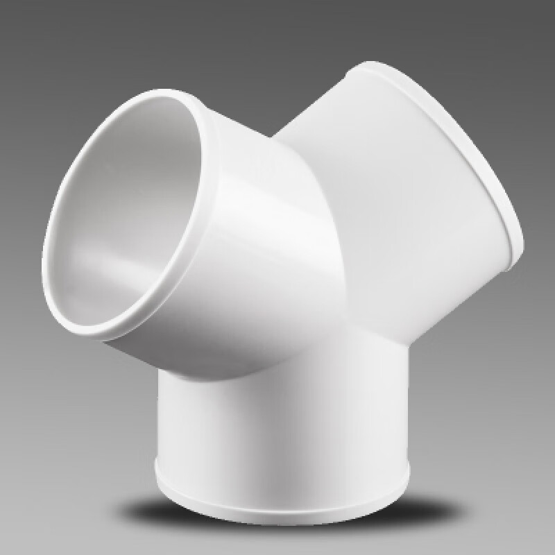 abs塑料y型三通接头厨房浴霸换气扇排风软管排烟通风管道100150t三通