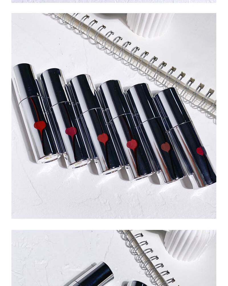 herorange~镭雕爱心唇釉雾面丝绒唇泥不易掉色哑光素颜显白口红泥 04#