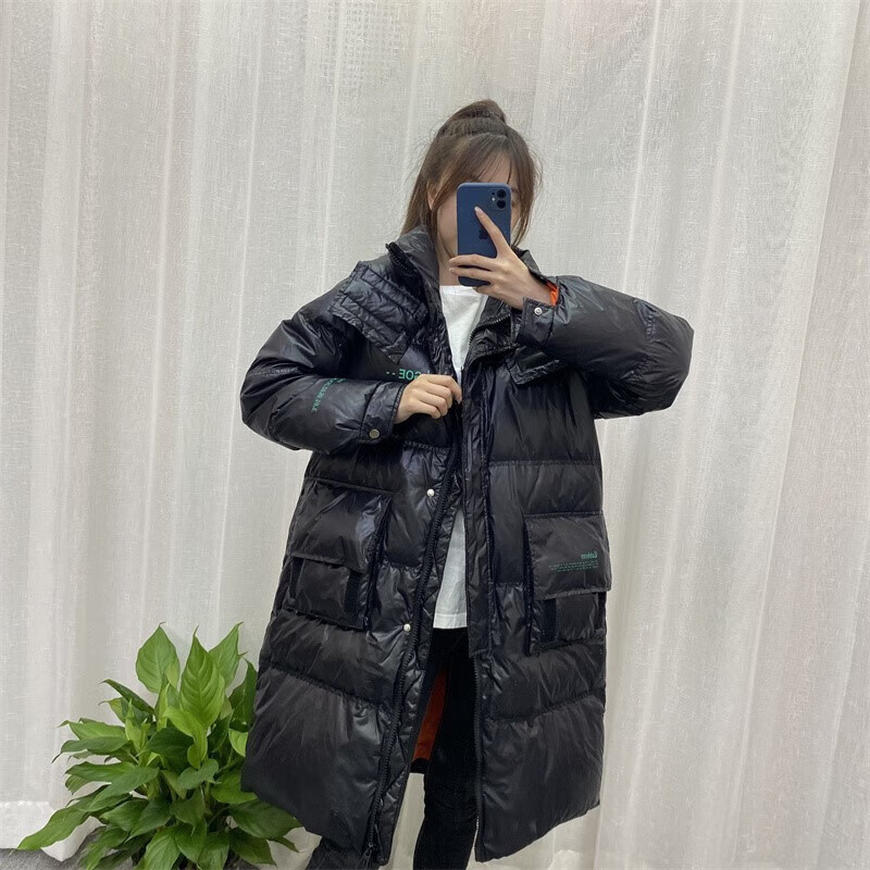 150/155矮个子冬季保暖羽绒服女中长款冬季小个子亮面矮个子冬天穿的