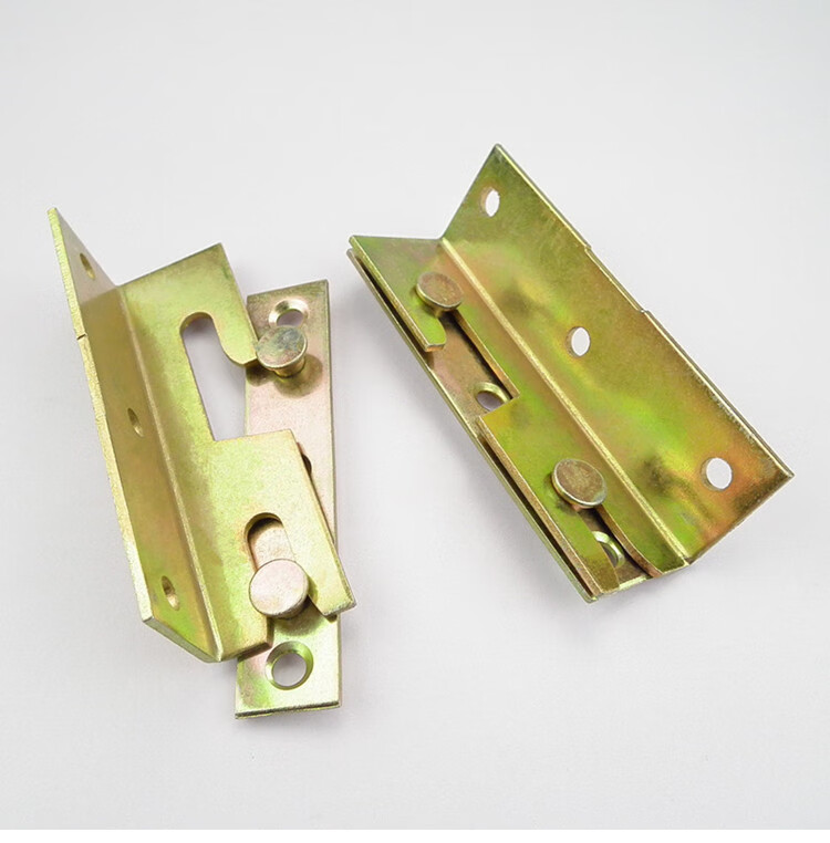 床铰链隐形床挂件连接件床挂扣家具五金配件床挂钩床插销床扣床钩