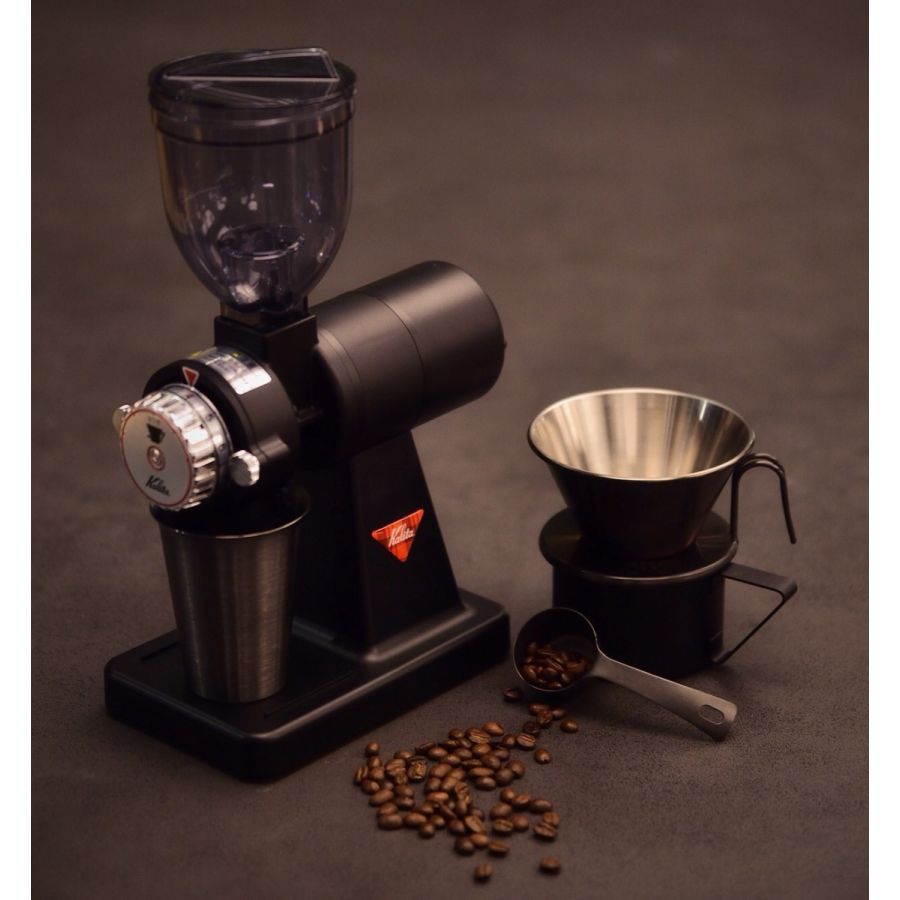 日本kalita 原装磨豆机nice cut g电动咖啡磨豆机咖啡豆研磨机100v