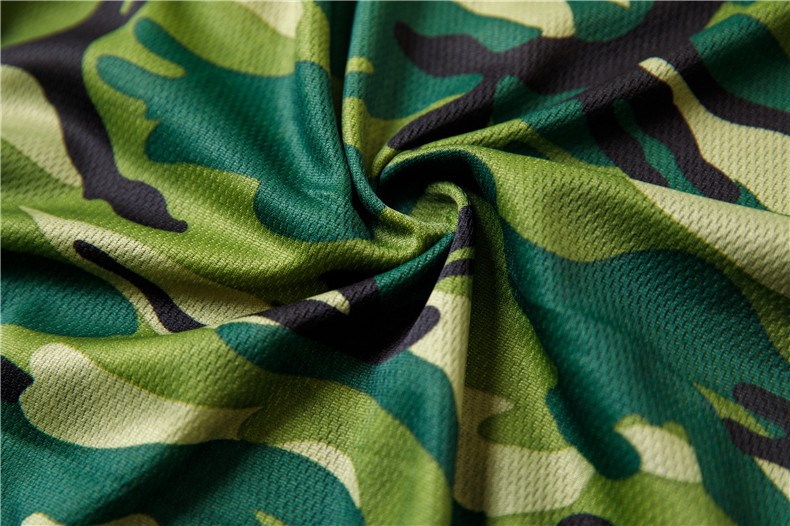 迷彩军训t恤圆领速干迷彩服短袖男女学生军训服装 绿色数码棉t恤(款)