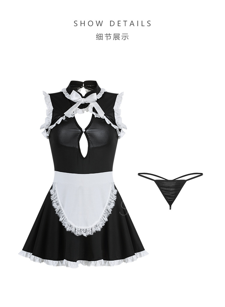 睡裙火辣女仆床上制服套装高品质成人情趣用品灌云县情趣内衣黑色均码