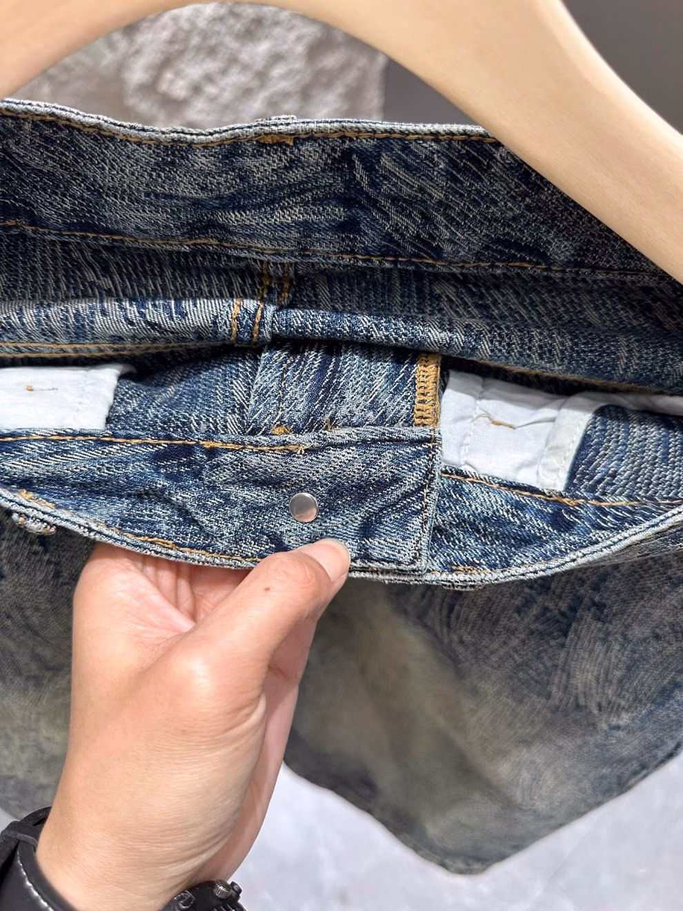 High-end Denim Shorts Men's Trendy Brand American Thin Five-point Pants 2026 Summer New Men's Casual Half Pants, Blue 28_viptrois.com