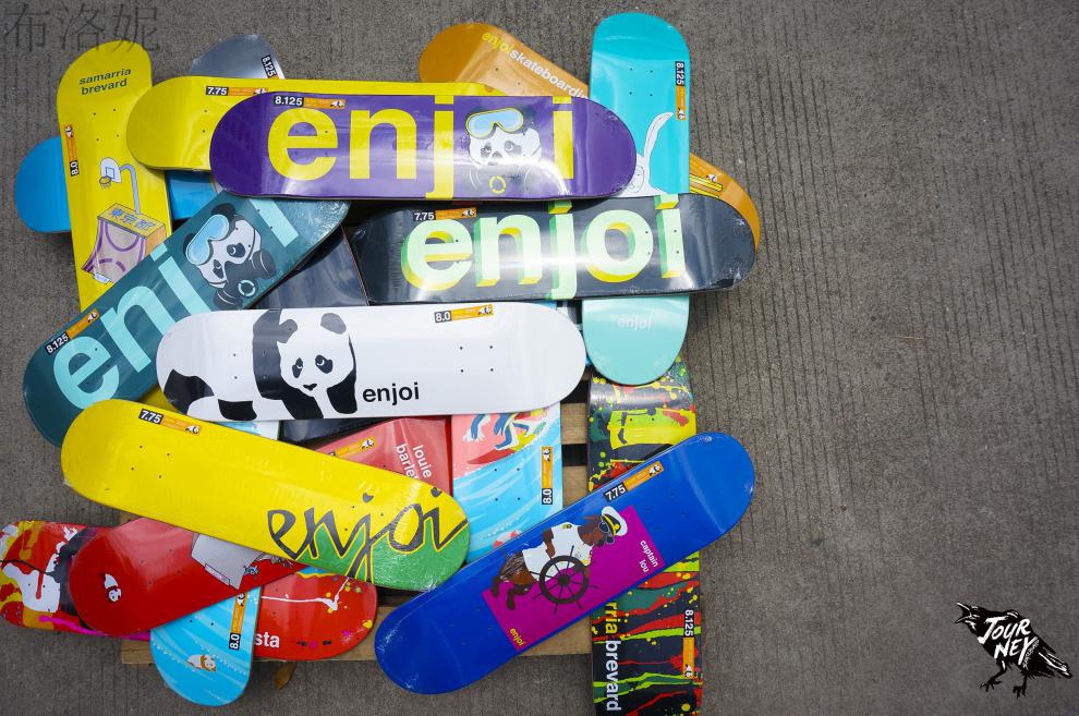 enjoi滑板美国进口enjoi儿童青少年滑板男女生刷街代步双翘板整板 整