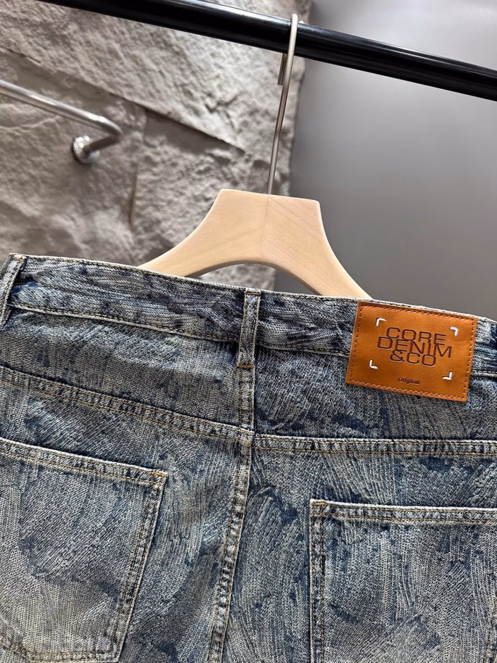 High-end Denim Shorts Men's Trendy Brand American Thin Five-point Pants 2026 Summer New Men's Casual Half Pants, Blue 28_viptrois.com