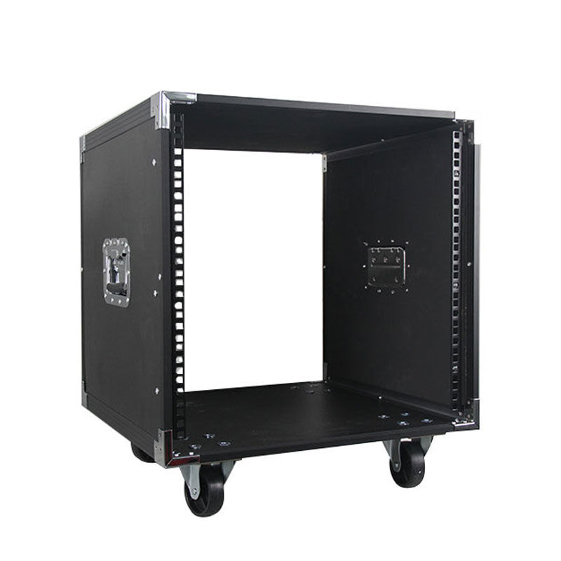 欧兰缔12u带门机柜调音台功放机柜演出可移动航空箱简易机柜音响机柜