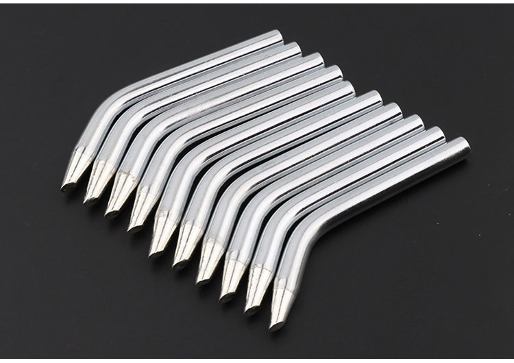 焊锡焊枪环保无铅外热式烙铁头60w弯型马蹄头2c/3c长寿命手动焊枪头