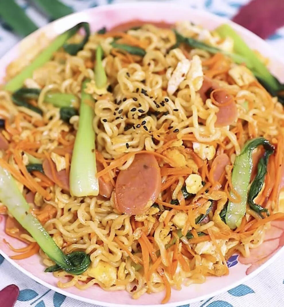 火锅麻辣烫专用面 东洋麦场火锅麻辣烫蔬菜面非油炸独立包装 大麦清汁