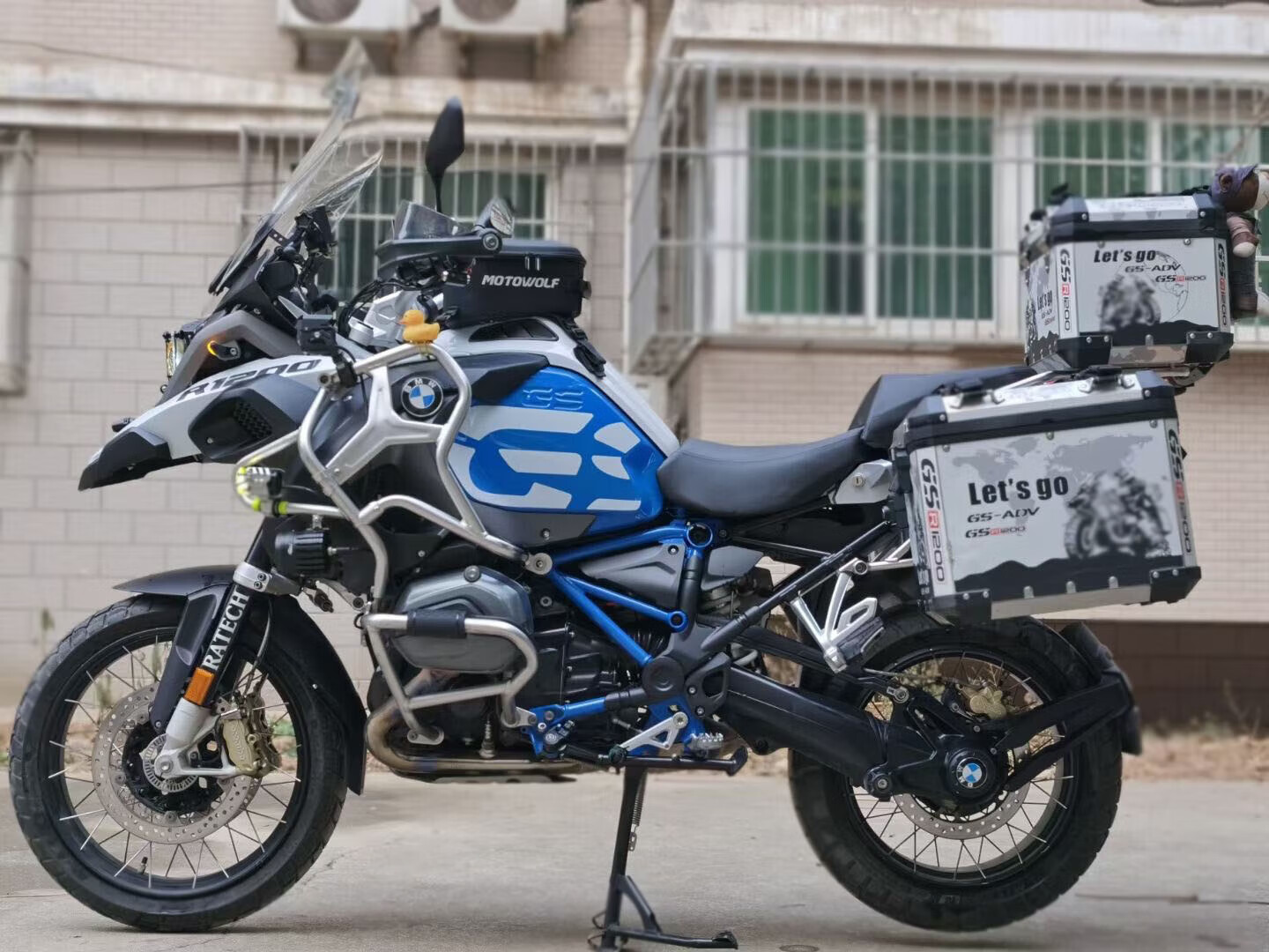 宝马f750gs f850gs r1250adv改装 原厂贴纸 萝卜箱贴纸 三黑版 三黑版
