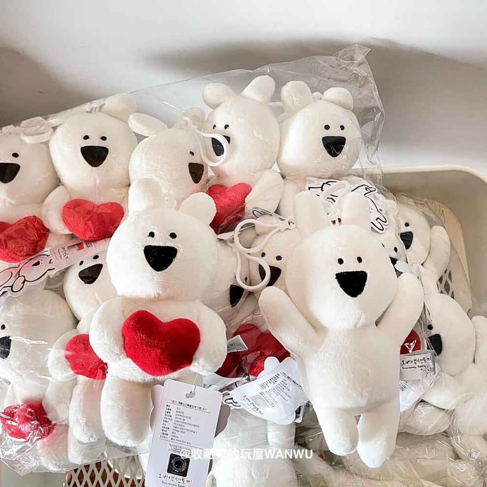 过度反应兔子 extremely rabbit挂件夸张网红兔情侣挂饰 过度反应兔