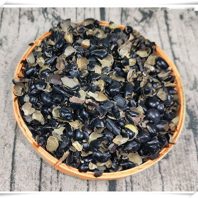 中药材新货黑豆皮 黑豆衣 500克无杂黑豆壳 散装可磨粉【图片 价格