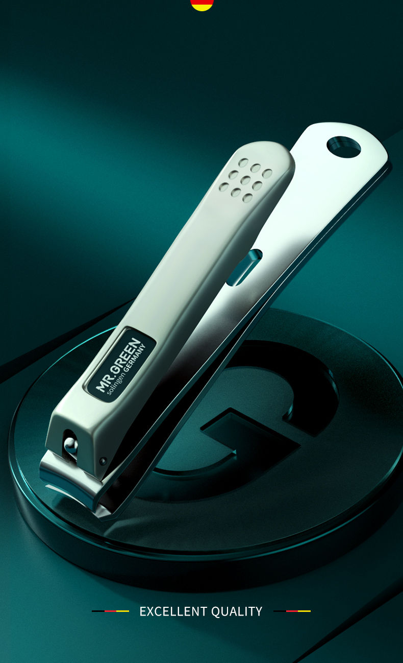 green德国格林先生指甲刀单个装家用中号指甲钳便携指甲剪原装 中号