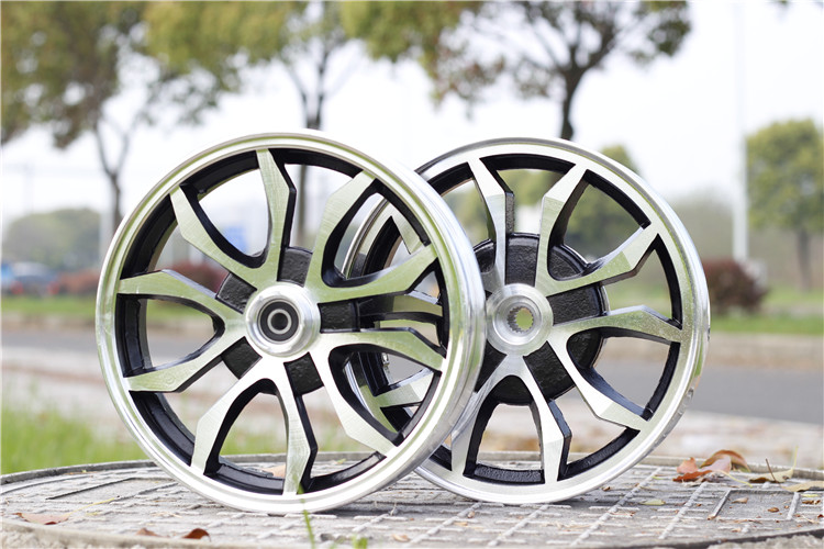 维修保养 轮毂 沐磐 沐磐 适用于gy6改装摩托车鬼火迅鹰路虎钢圈