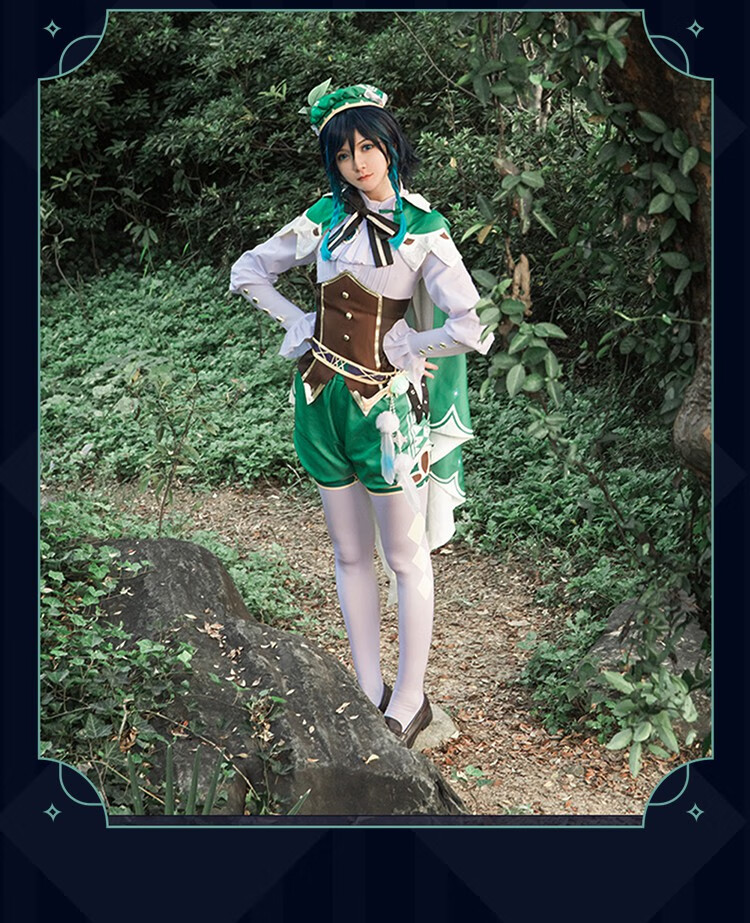 支持鴻星·爾克原神cos服溫迪cosplay服風神可愛風遊戲c服裝男女服