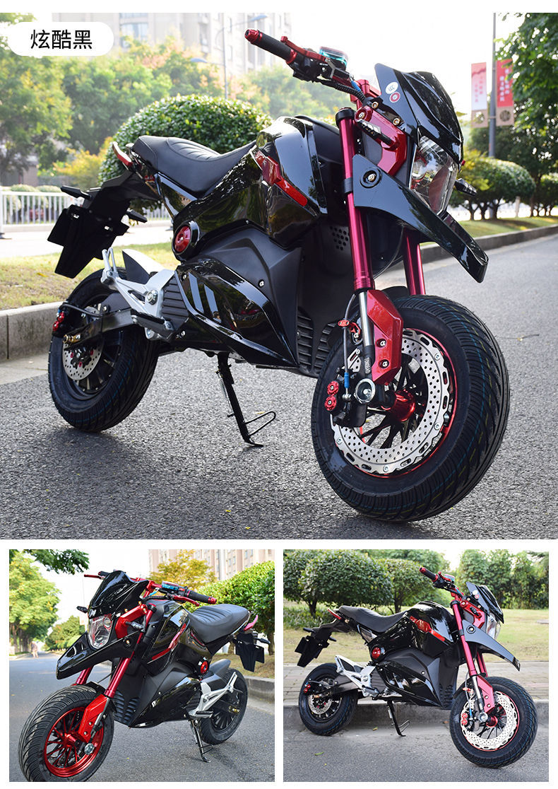 2022新款电猴子m5电动摩托车m3成人改装酷车96v72v鬼火战速锂电m6长跑
