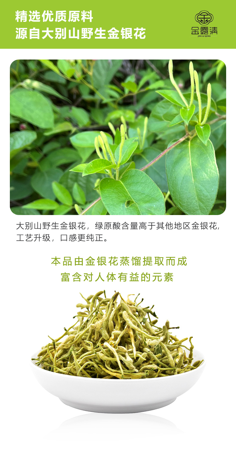 金银花露整箱儿童成人清凉植物饮品大别山野生银花露金银花水饮料 18