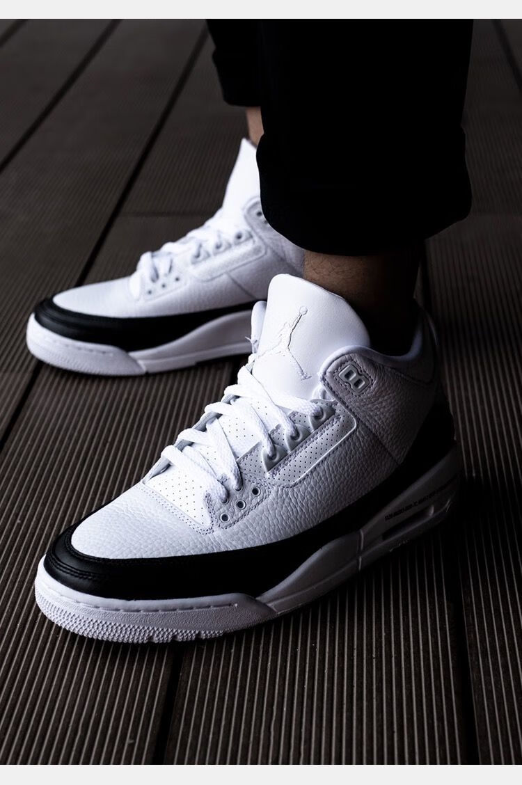 篮球鞋藤原浩北卡蓝火焰红黑白水泥手稿乔3高帮男女运动鞋 aj3尼克斯