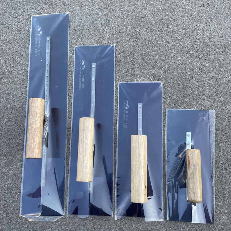 油漆工工具大全抹灰长抹子男刮腻子大白外墙蓝钢装饰保温专用收光 40*