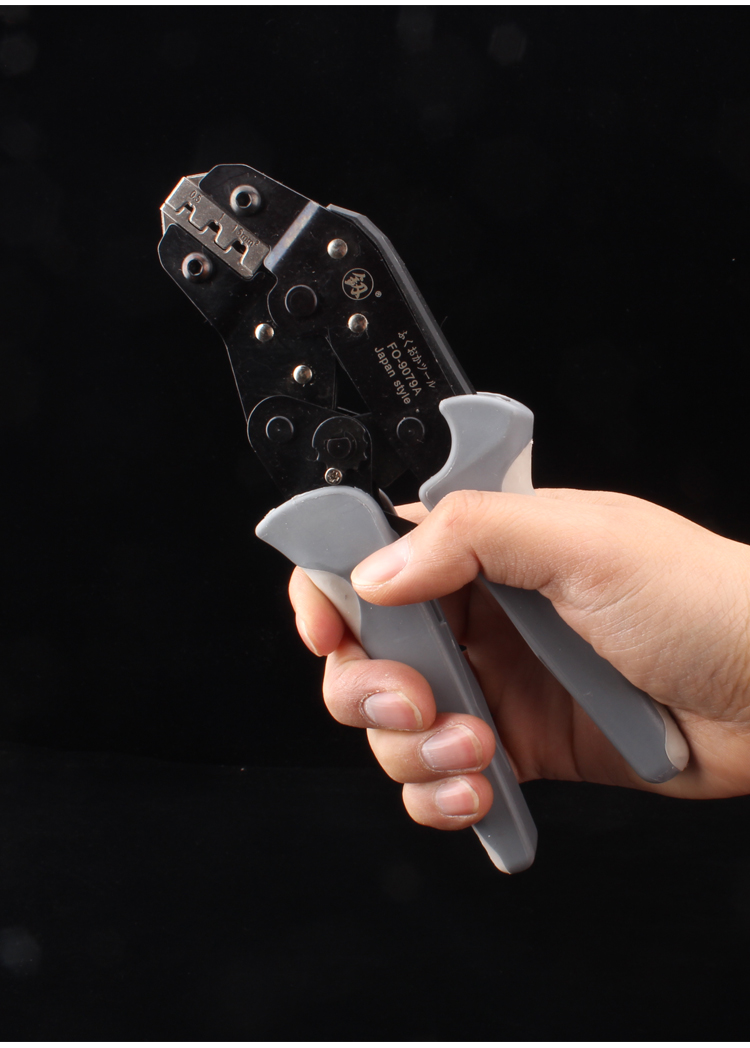 压线钳工具端子钳压接福冈钳子棘轮式端子插簧电线钳接线钳冷压钳 a