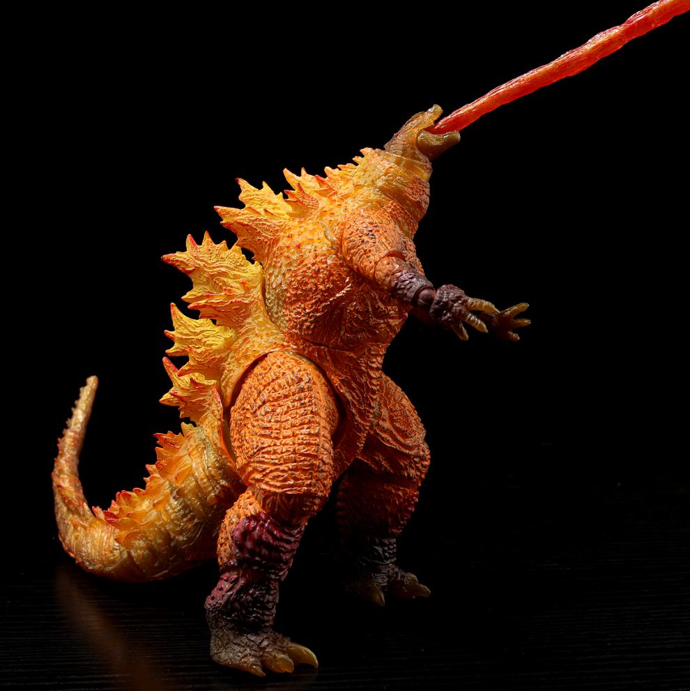 官方旗舰万代bandai哥斯拉手办同款原子机械大战金刚电影红莲怪兽可动