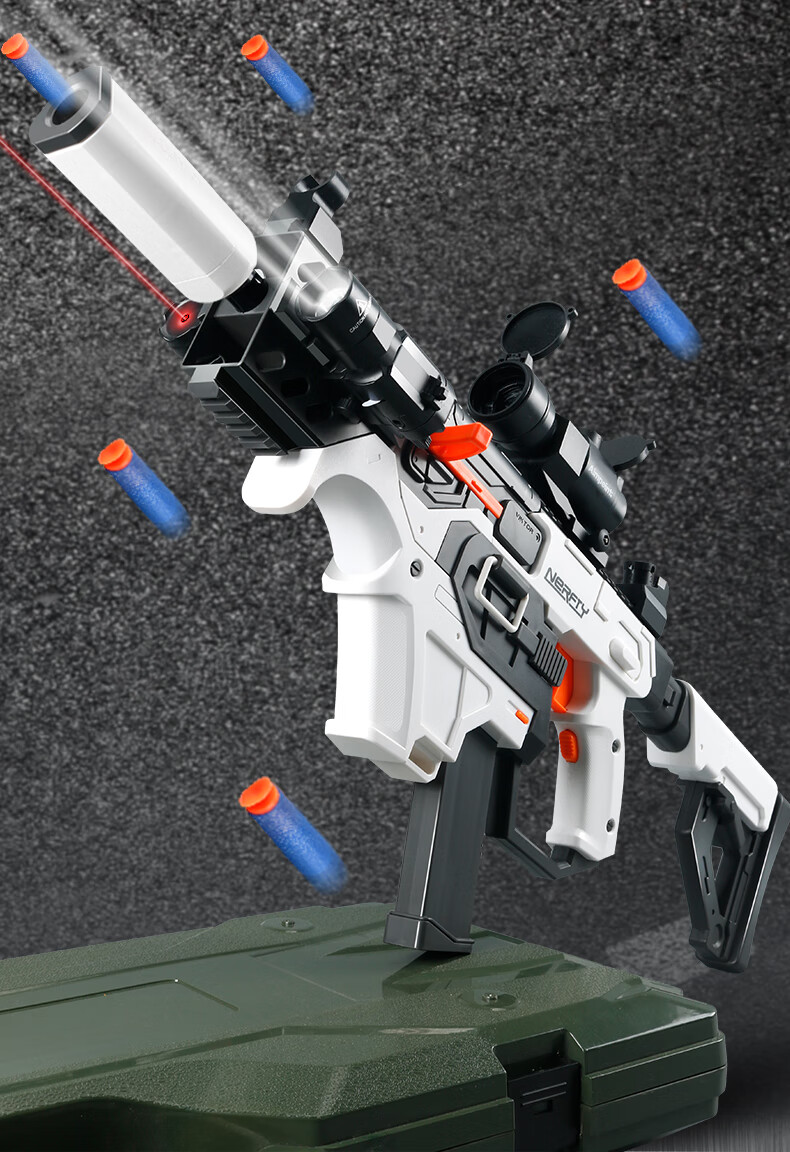 迪士尼disney 龙维克托短儿童电动连发软弹枪发射器冲锋抢男孩玩具枪