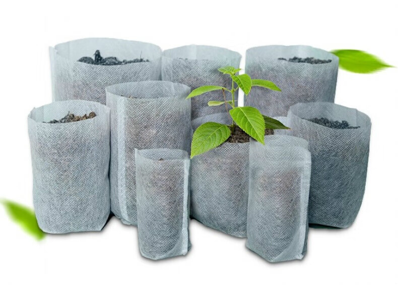 无纺布育苗袋营养钵种植袋植树容器袋营养袋植袋育苗杯 加厚20*32直径