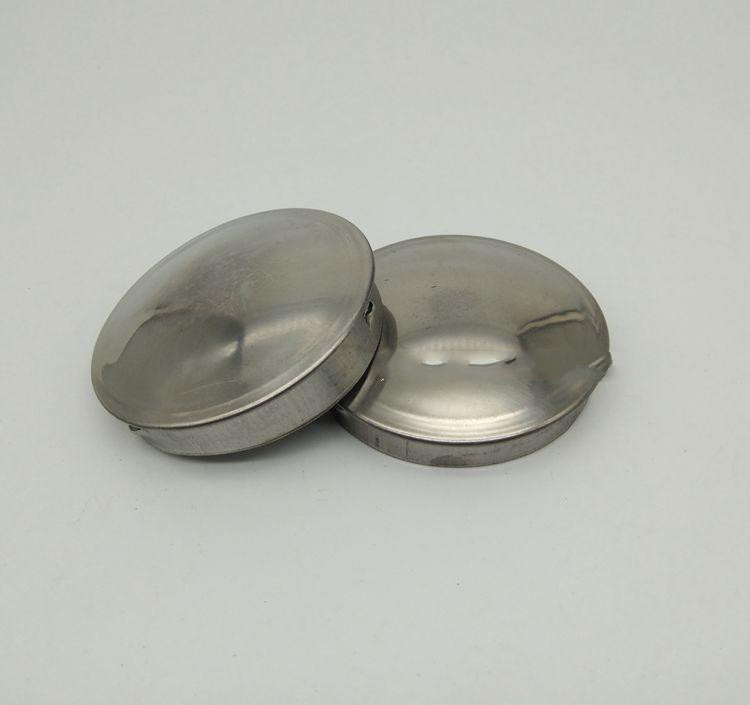 不锈钢304圆管堵头加厚快速封口盖管孔内塞塞子堵帽堵盖装饰孔盖外径