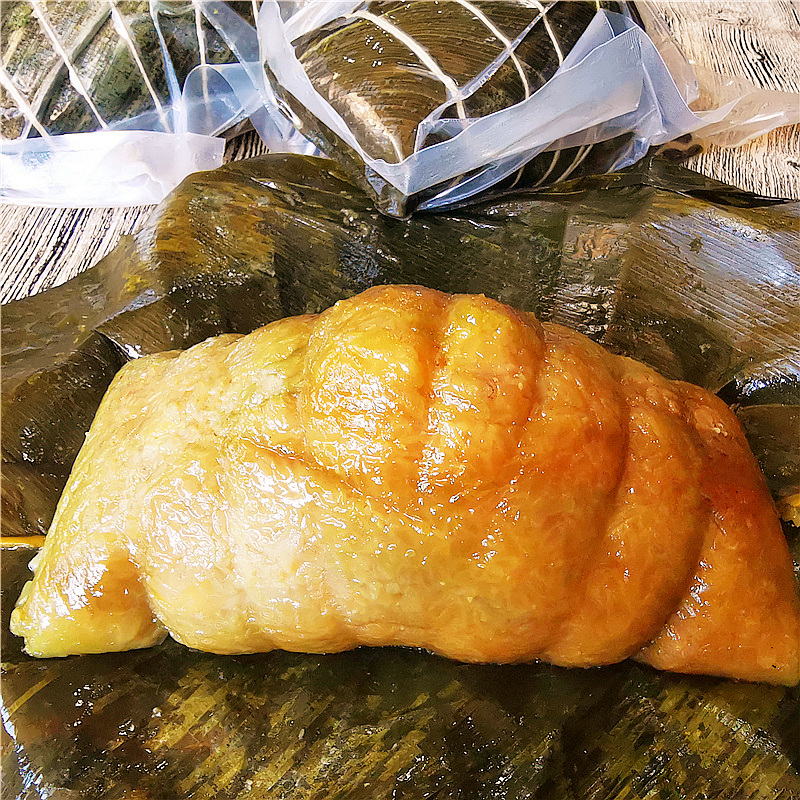 广西桂林枕头粽河池大鲜肉粽年粽手工农家绿豆猪肉粽板栗500克/个