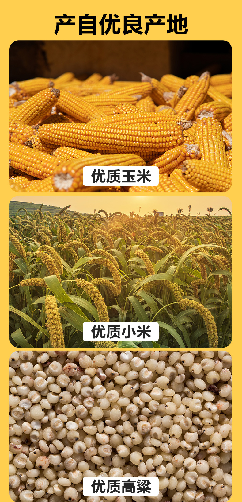 五谷杂粮面条荞麦玉米小米高梁米面条低脂代餐挂面玉米粉玉米糁 小米