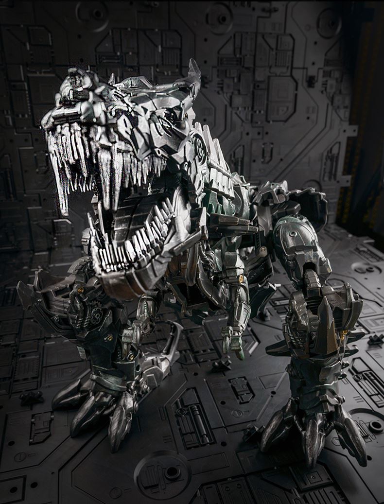 5钢索 黑曼巴变形玩具金刚合金超大钢索锁恐龙大黄蜂机器人模型旗舰