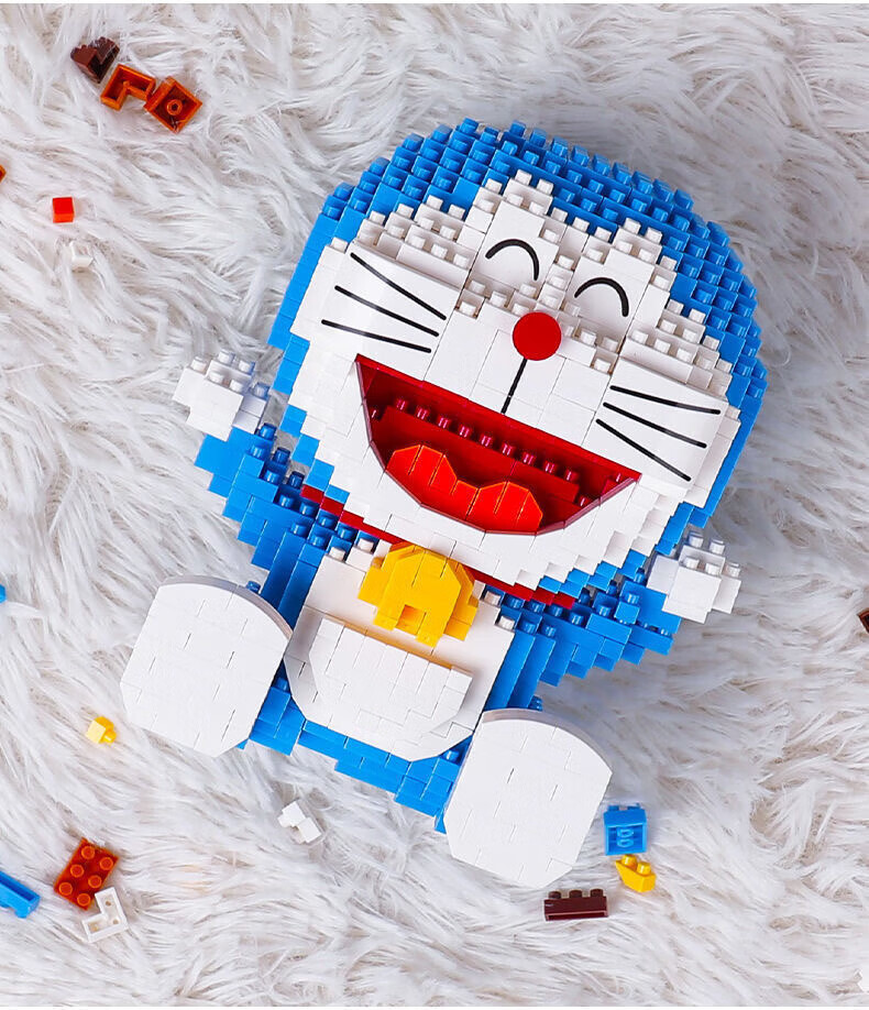 乐高(lego)哆啦a梦积木机器猫小颗粒拼装女孩系列叮当猫成人高难度