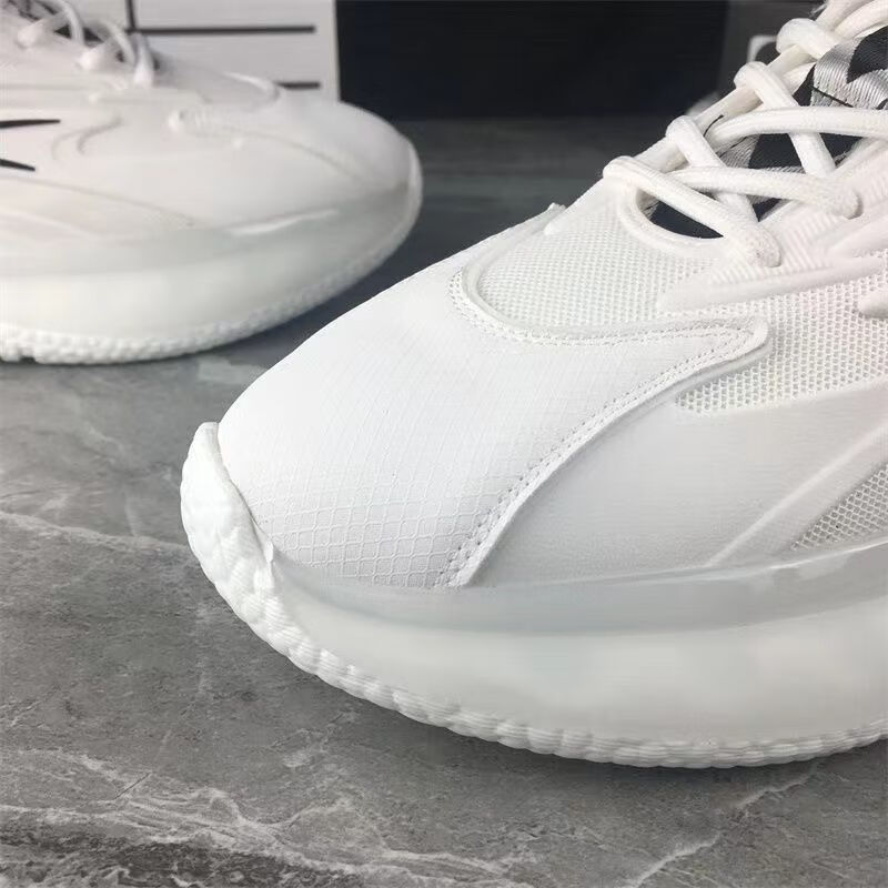 plover男鞋老爹鞋韩版潮流透气软底爆米花底运动潮鞋 黑色升级款【全