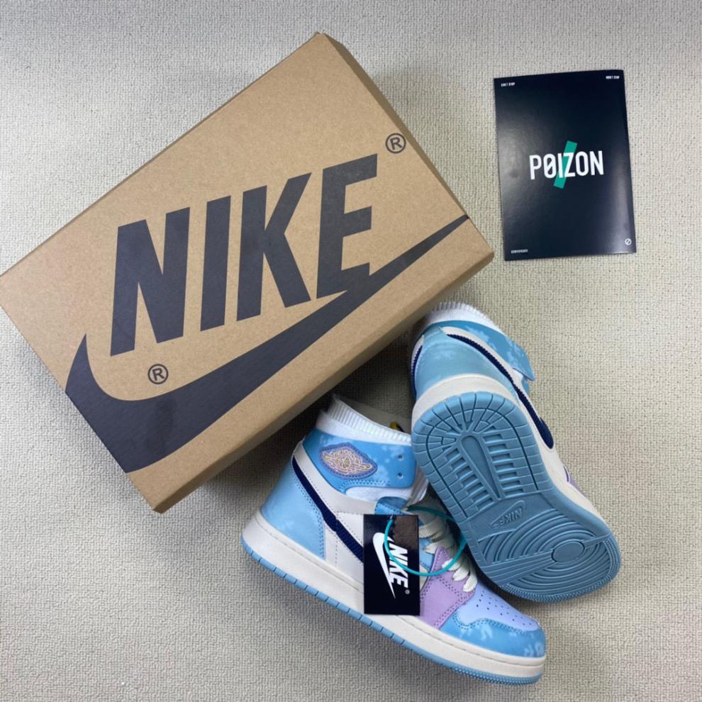 【官方自营特价捡漏】新款纯原高品质 aj1 zoom米蓝色 米粉色马卡龙