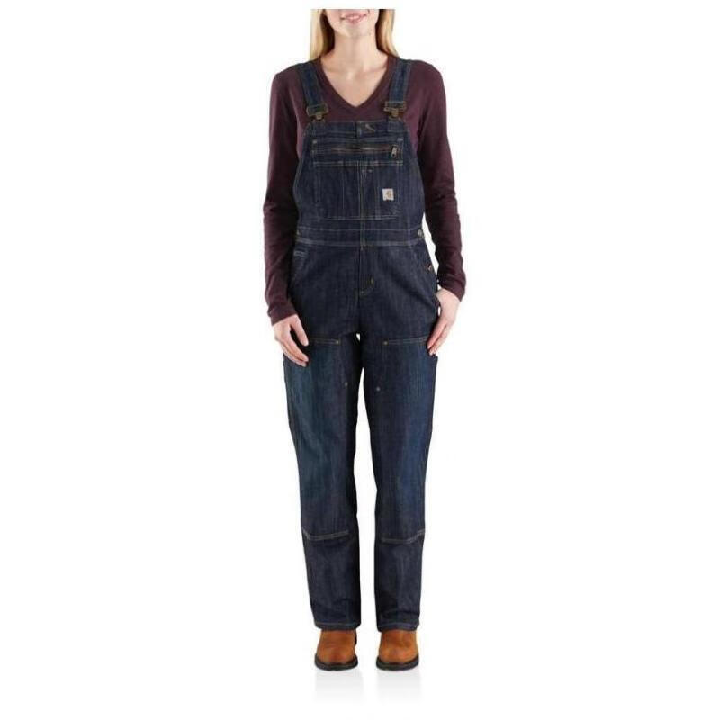 carhartt/卡哈特女户外牛仔裤休闲长裤背带裤耐磨4821102443 bj