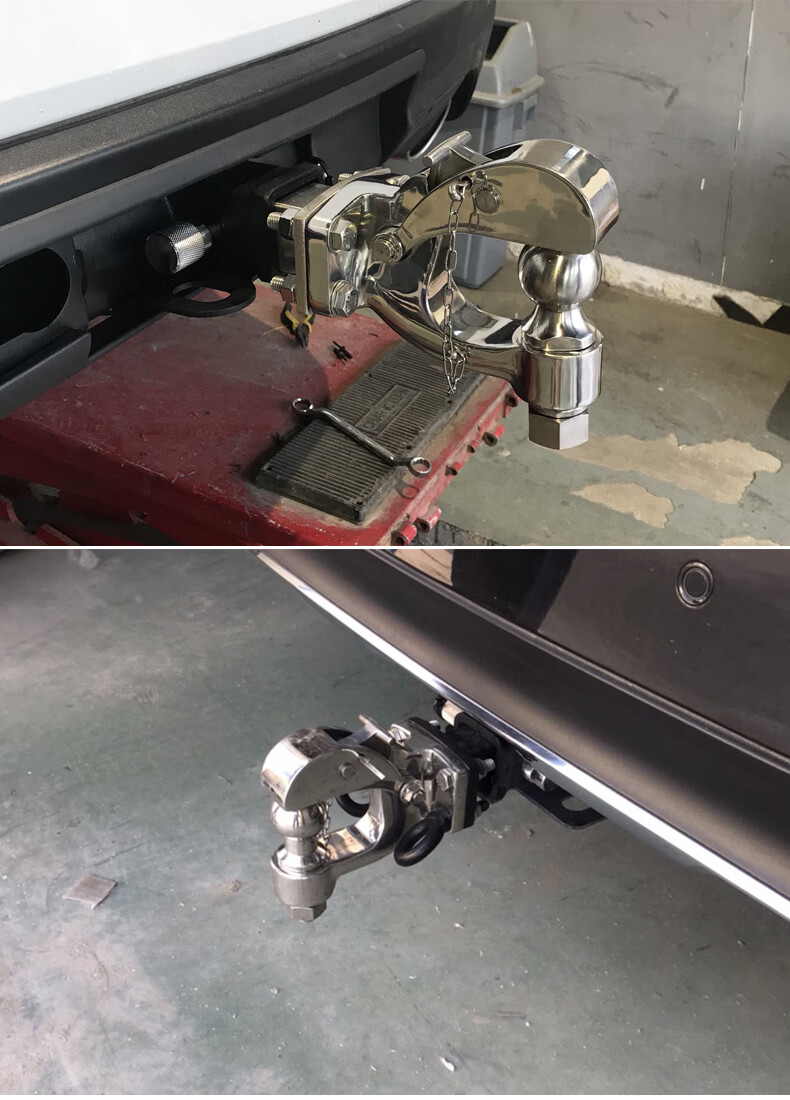 适用于普拉多拖车钩霸道lc120/fj150美式方口后拖钩改装牵引挂勾 套餐