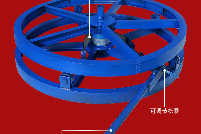 带刹车电缆放线盘槽钢卧式电缆圆盘1米1.