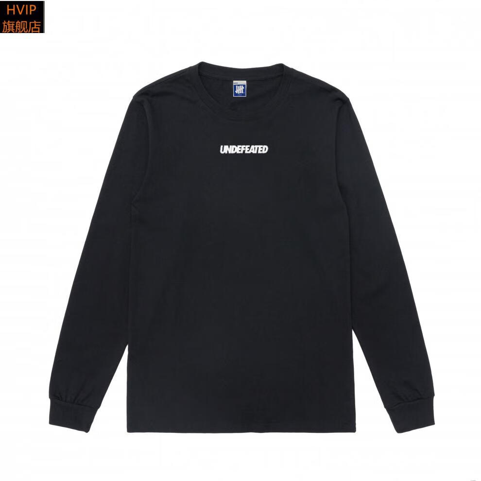 hvipundefeated潮牌不败五道杠undefeated长袖卫衣美版套头男女不败五