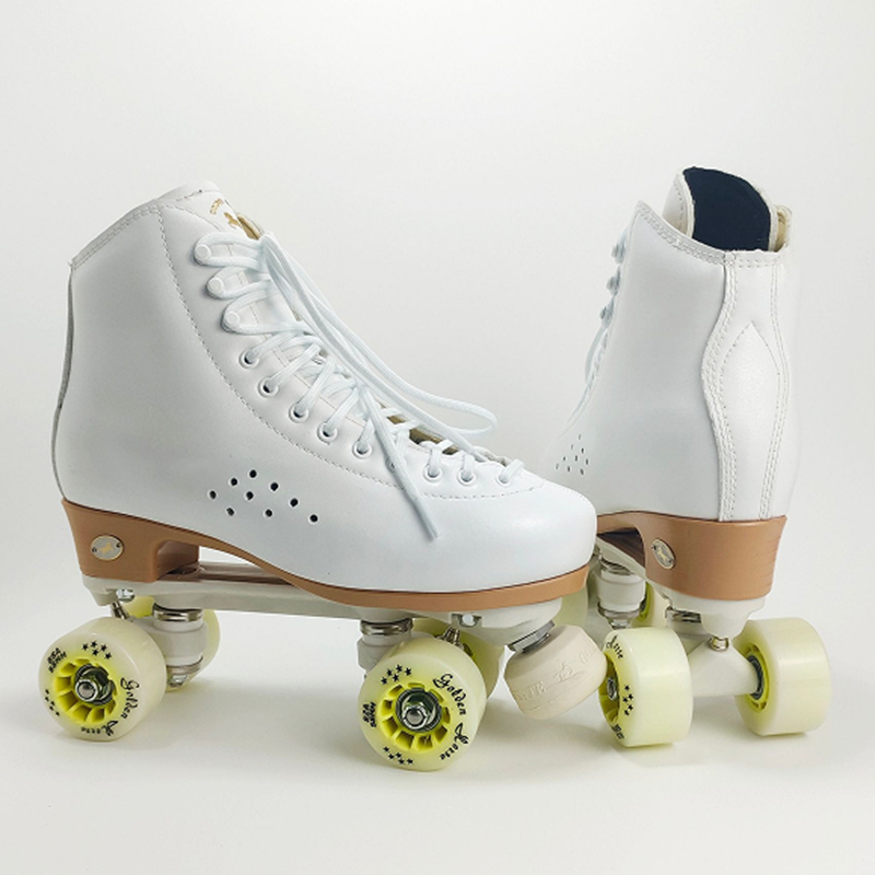 溜冰鞋成人双排厦门金马溜冰鞋双排溜冰鞋双排闪光轮旱冰花样鞋男女