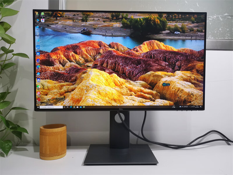 戴尔u2720q/qm 27英寸4k设计绘图usb-c升降旋转 u2720q带dp线 官方